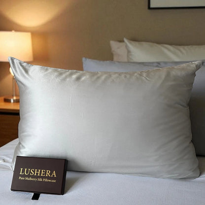 Silk Pillowcase - Silver