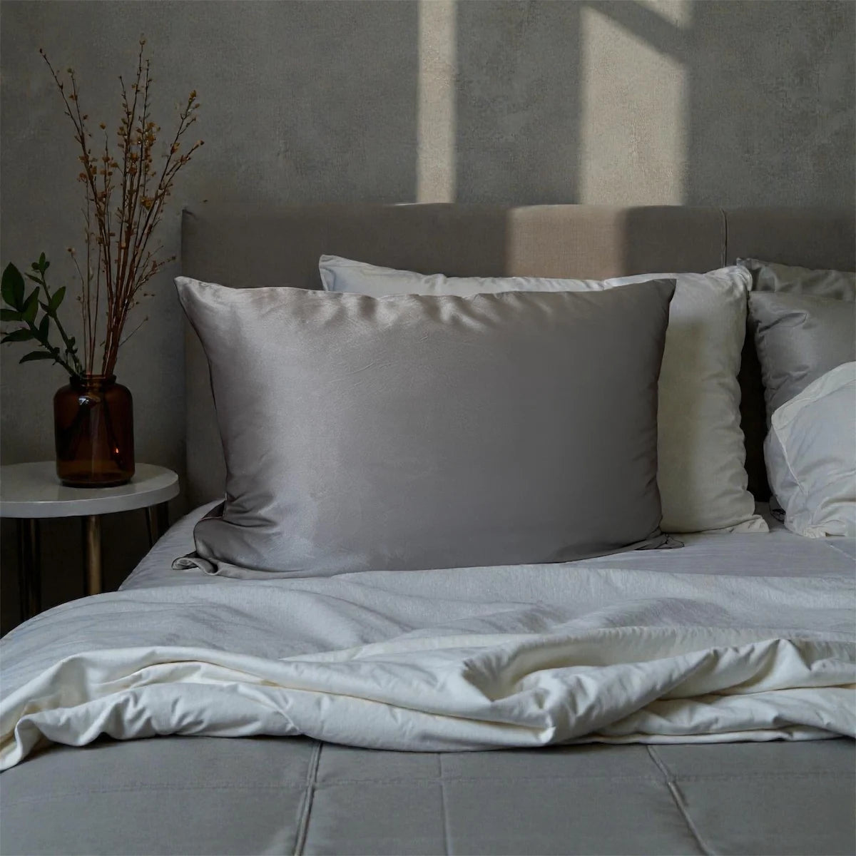 Silk Pillowcase - Grey