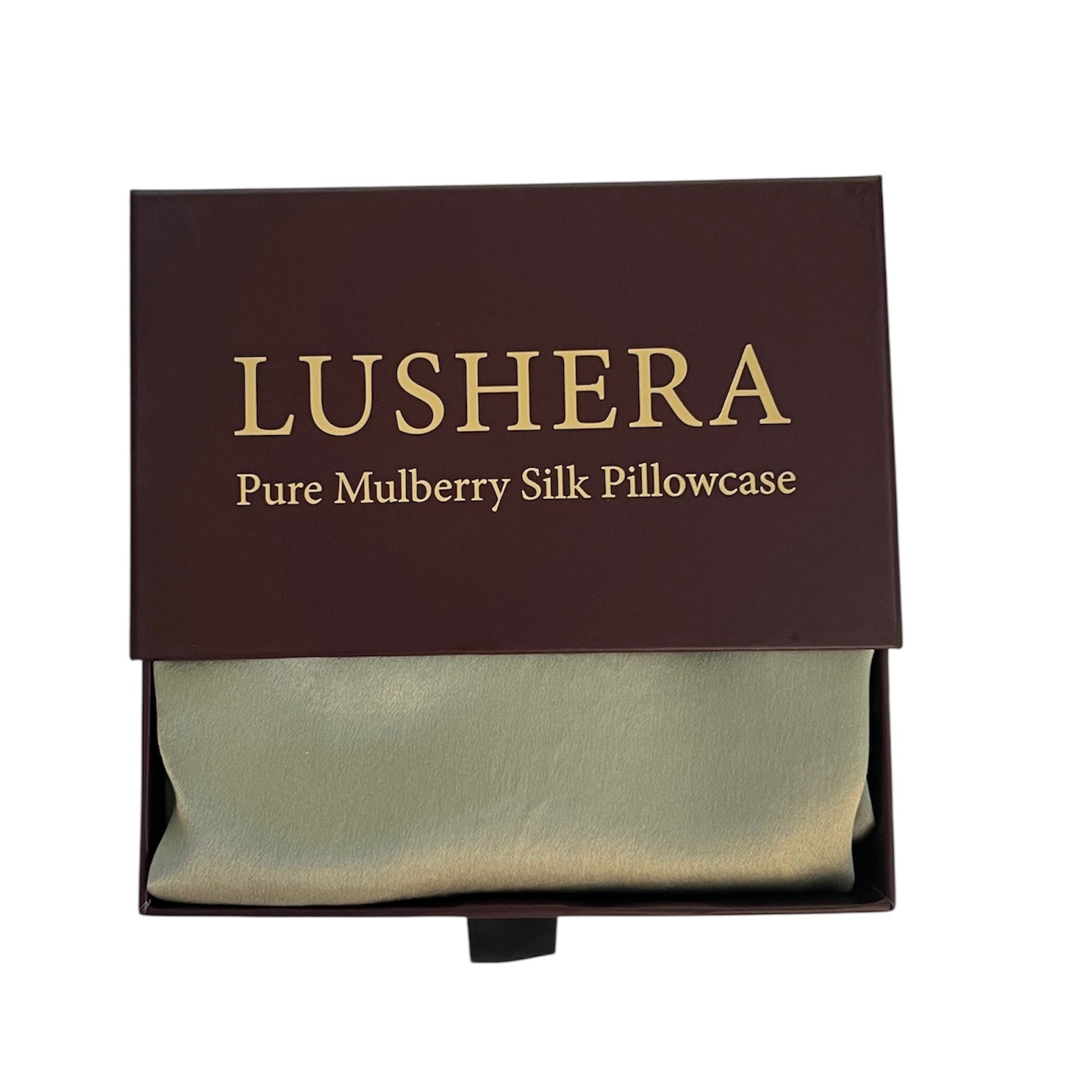 100% Mulberry Silk Pillowcase - Sage image 1