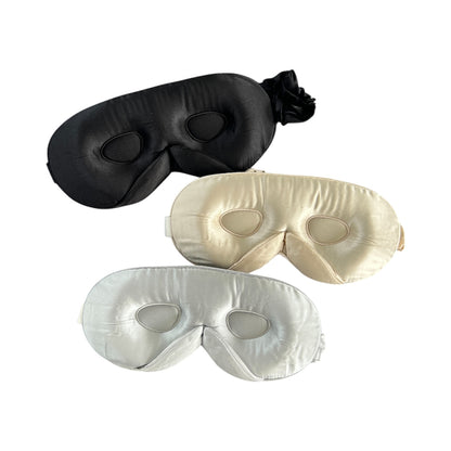 Mulberry Silk 3D Eye Mask - Black image 4